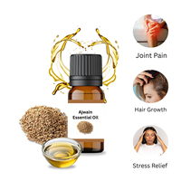 Aarnav Global Exports Huile d'Ajwain 100% Pure de Qualité Supérieure, Huile Essentielle d'Arbre à Thé, Culture Conventionnelle, Méthode de Distillation à la Vapeur