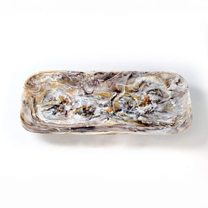 ชามเรซิ่นลายแม่น้ำสุดหรู งานแฮนด์เมดจากอีพ็อกซี่เรซิ่น สำหรับเสิร์ฟและตกแต่งในครัวสมัยใหม่ ห้องรับประทานอาหาร และโต๊ะกาแฟ - Product Image 6