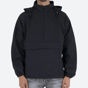 Top Selling Men's Anorak Insulator Jacket <b>Warm</b> and Self-Packable Down Pullover Half Zipper Jacket - Product Image 4