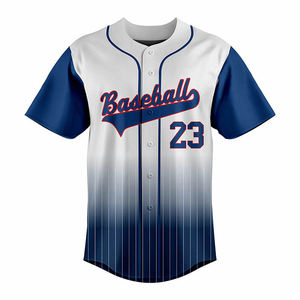 Camiseta Deportiva Casual de Manga Corta para Hombre, Estampada en Serigrafía, Tejida, de Secado Rápido, para Verano, Azul y Blanca a Rayas - Product Image 3