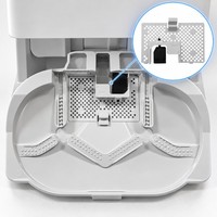 Filtre de rechange pour aspirateur robot Roborock Qrevo Master / V20 / P10S Pro, accessoires de filtre pour bac de vidange