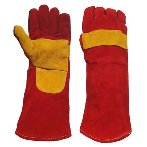 Guantes de Soldadura de Cuero Vacuno Resistentes al Calor, Tamaño Personalizado, para Uso Casual en Exteriores, Guantes de Protección Mecánica Duraderos - Product Image 4