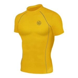 Service OEM – Nouveau design – T-shirt de compression tricoté respirant à séchage rapide – Style urbain – Léger – Vente chaude - Product Image 3