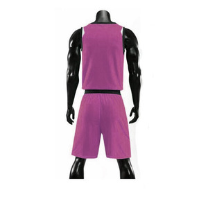 Ensemble d'uniformes de basketball à prix de gros, 100 % polyester, nouveau design, vêtements de sport imprimés, uniforme de basket-ball, dernier style - Product Image 4