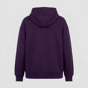 Sweat à capuche unisexe personnalisé en molleton respirant à séchage rapide (coton/polyester) pour l'hiver, brodé, style streetwear - Product Image 2