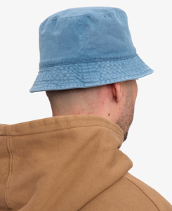 Chapeau Bob Unisexe en Jean Bleu de Qualité Supérieure, Pliable, Style Décontracté, Couleur Unie, Toutes Saisons, Taille Tête 56-58CM - Product Image 2