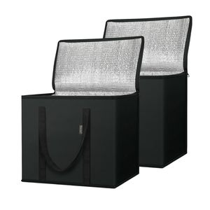 Bolsa Térmica de Poliéster Económica para Entrega de Bebidas, Logotipo Personalizado, Bolsas Pequeñas de Aluminio para Llevar Comida, Venta al Por Mayor - Product Image 6