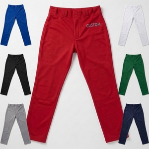 Wholesaler Prices Low MOQ Breathable Sublimation Printed Polyester Custom <b>Men</b> Baseball Pants - Product Image 6