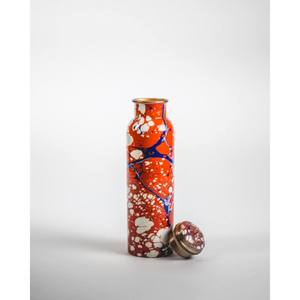 Vintage Blossom <b>Copper</b> <b>Drinking</b> <b>Bottle</b> Artistic Garden Inspired Metal Flask Leakproof Wellness Drinkware OEM Wholesale - Product Image 6