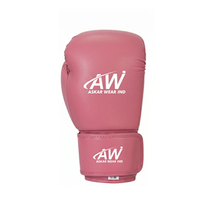 ถุงมือชกมวย Askar Wear Ind ขนาด 12 ออนซ์ หนังเทียม ปิดด้วยเวลโคร แบบเต็มนิ้ว สำหรับทุกเพศ สีชมพู - Product Image 2