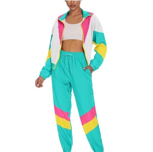 RABUSH SPORTS Men's Winter Coated Canvas Patchwork Windbreaker Tracksuit Streetwear Color Block High Quality Outdoor Lightweight - Product Image 6