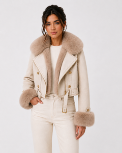 Custom Trending Bomber Canvas Jacket Hooded Collar Cuffs Belted Moto Style Eco-Friendly Waterproof Breathable <b>Winter</b> <b>Coat</b> - Product Image 3
