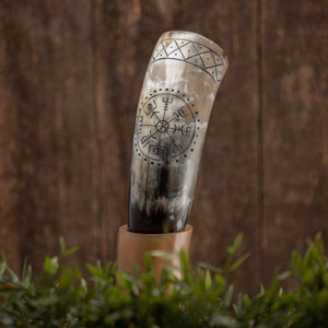 Cuerno Vikingo para Beber Hecho a Mano de Alta Calidad, Ecológico, 100% Natural, de Cuerno de Vaca Orgánico, Forma Natural Moderna, Duradero, Regalo Empresarial - Product Image 3