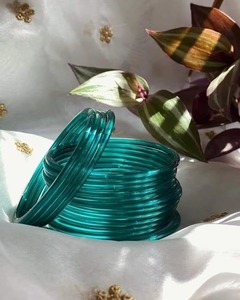 กำไลข้อมือดีไซน์หรูหราทรงหยดน้ำหลากสีประดับมุกแก้วเคลือบทองคำขาว ดีไซน์ทันสมัย เหมาะสำหรับเจ้าสาวและงานเทศกาล ราคาขายส่ง - Product Image 6