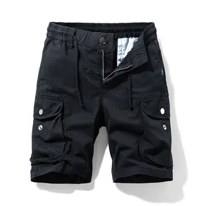 Shorts cargo personnalisés en coton pour homme, shorts cargo d'été pour garçons, shorts décontractés à poches, streetwear, grande taille, shorts longs pour homme 2025 - Product Image 5