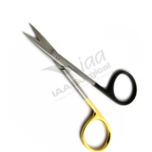 Tijeras Quirúrgicas de Acero Inoxidable para Iris / Tijeras de Punta Recta Reutilizables para Cirugía, Instrumentos Médicos - Product Image 1