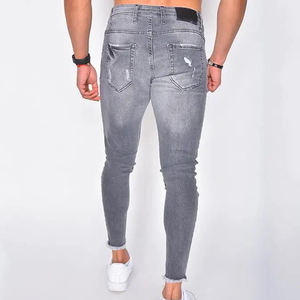 Jeans de Mezclilla Indigo Oscuro para Hombre, Tela de Mezclilla Cruda Premium, Fábrica de Jeans Personalizados OEM - Product Image 2