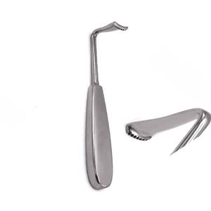 Retractor Metálico Med Bowdler Henry Rake de 17 cm, Instrumento Quirúrgico de Acero Inoxidable, Fuente de Alimentación Manual, Uso en Cirugía General - Product Image 1