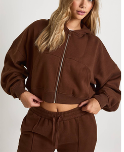 Conjunto Deportivo de Fútbol 2026 para Mujer, 2 Piezas, Secado Rápido, Chaqueta Holgada con Cremallera, Uniforme de Fútbol, Transpirable, Forro Polar para Invierno - Product Image 2