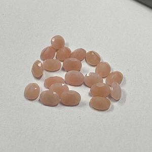 Piedra semipreciosa de cuarzo de guayaba Rosa Natural de 5x7mm, grado AAA, corte ovalado facetado, envío rápido, venta al por mayor, piedras preciosas calibradas - Product Image 2