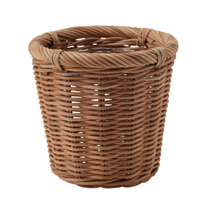 Handwoven Rattan Planter with <b>Liner</b>, Eco-Friendly Rattan Flower Pot for <b>Garden</b> Decorative Round Woven Pot Wholesale Vietnam - Product Image 1