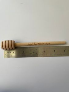 Wooden Nectar Dipper Stick Honey Drizzle <b>Spoon</b> Natural Bee Honey Stirring Tool for Gourmet Kitchen and Dining Collection - Product Image 4