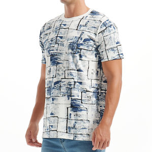 T-shirt pour homme de haute qualité 100% polyester, design par sublimation, t-shirts pour garçons, design personnalisé, t-shirts imprimés surdimensionnés avec OEM - Product Image 3