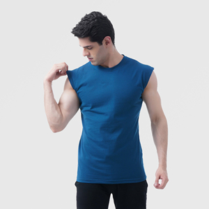 เสื้อกล้ามถักทรงโอเวอร์ไซส์สีพื้นสไตล์วินเทจสำหรับผู้ชาย ระบายอากาศได้ดี สวมใส่สบาย เหมาะสำหรับใส่ในชีวิตประจำวันและออกกำลังกาย สีเทา ประดับด้วยลูกปัด - Product Image 4