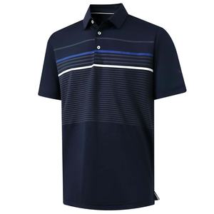 Nouvelle mode d'été Broderie de logo personnalisé à manches courtes Golf pour hommes pour polos Toile solide Personnalisable Blanc pour hommes pour - Product Image 5