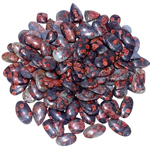 Piedras Preciosas Sueltas de Obsidiana Mexicana Natural de Primera Calidad, Mezcla de Formas de Cabujón, para Joyería - Product Image 1