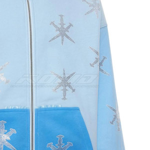 Sudaderas con Pedrería para Hombre, Elegantes, Modernas, Brillantes, Casuales, con Cierre - Product Image 4