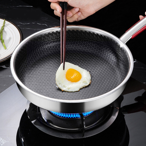Premium Deep Saute Pan With Tempered Glass Lid Professional Grade Stainless Steel Body Nonstick Scratch Resistant Interior - Product Image 4
