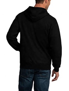 Sweat à capuche zippé intégral pour homme, de haute qualité, lourd, logo personnalisé, motif uni, vêtements de rue d'hiver, techniques de broderie - Product Image 5