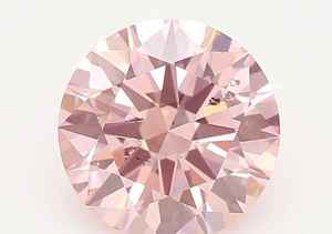 Luxurious <b>pink</b> treated 1 ct brilliant round cut natural diamonds for making wedding jewelry - Product Image 3