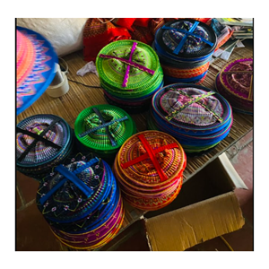 Colorful Handmade Brocade <b>Lantern</b> Decorative Fabric Hanging Light Shade for Luxury Home Resort Hotel Restaurant Interior Decore - Product Image 5