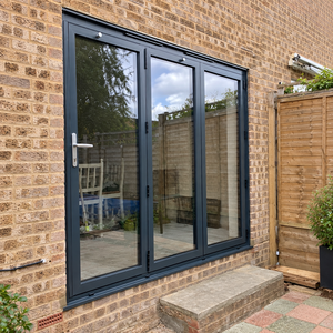 Portes pliantes en verre pour la vente en gros, portes pliantes en aluminium, portes patio pliantes pour la maison - Product Image 1
