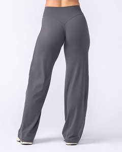 Wholesale <b>Women</b>’s <b>Flared</b> Yoga Pants High Waisted Wide Leg Workout <b>Leggings</b> for Gym Fitness Running Training Custom Sportswear - Product Image 2