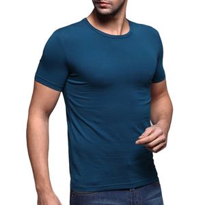 เสื้อยืดคอกลมโอเวอร์ไซส์ผ้าฝ้ายถัก 100% สำหรับผู้ชาย จำนวนมาก เหมาะสำหรับการพิมพ์และสร้างแบรนด์ ดีไซน์ตามสั่ง ราคาโรงงาน - Product Image 2