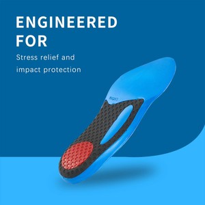 Soporte de arco Pie Suelas interiores Poliuretano Fascitis plantar Alivio del dolor Gel Plantillas para zapatos - Product Image 2