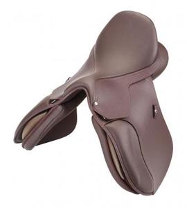 Selle anglaise de qualité supérieure Real International Saddlery pour le saut d'obstacles et le dressage, fabriquée en cuir durable avec arceau en bois - Product Image 2