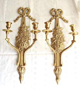 Lámpara de Pared de Estilo Barroco, Dorada, Antigua, de Lujo, para Palacio, Villa, Hotel, Iluminación Interior Decorativa Clásica - Product Image 1