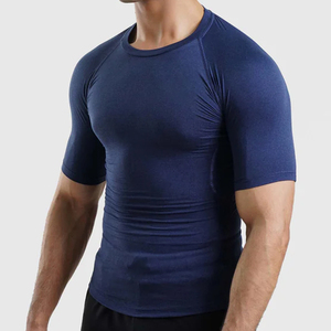 Wholesale Custom Logo <b>Men's</b> <b>Compression</b> T <b>Shirt</b> Dry Fit Athletic Base Layer Sport Top Gym Training Muscle Fit Short Sleeve OEM - Product Image 6