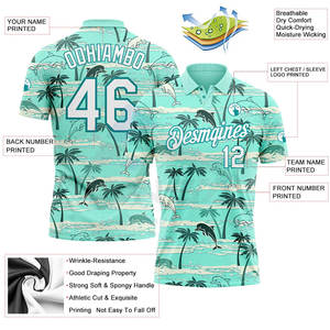 Polo de Golf Personalizado Negro y Naranja de Alto Rendimiento, Transpirable y que Absorbe la Humedad, para Entrenamiento de Golf y Uso Casual - Product Image 4