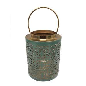 Linterna blanca pequeña de alta demanda para la decoración del hogar, sala de estar y mesas de boda, iluminación de suelo, uso decorativo, linterna de metal. - Product Image 6