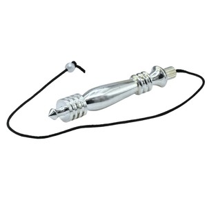 Péndulo de Plata Doble ISIS 7 Anillos Karnak al por Mayor para Sanación Energética, Adivinación y Arte Ecológico - Product Image 1