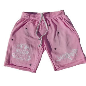 French Terry Sun Faded Bonne Qualité Hommes Short French Terry Short 100% coton lavé à l'acide tenue décontracté - Product Image 1