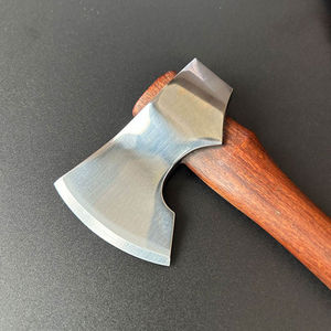 Hache miniature de qualité industrielle en acier inoxydable, outil à main pour le camping, le jardin, la maison, la coupe du bois - Product Image 4