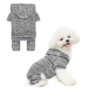 Dog Hoodies 100% Cotton Fleece Windproof Eco-Friendly Reflective Strips Warm Autumn Pet Apparel - Product Image 1