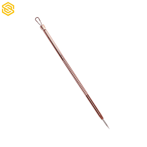 Stainless Steel <b>Blackhead</b> <b>Extractor</b> Pimple Popper <b>Tools</b> with Acne Needle for Professional Facial Skin Care - Product Image 1