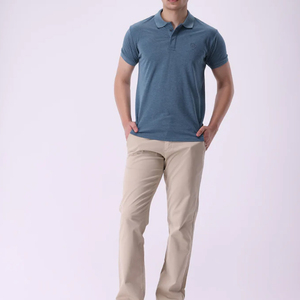 Chemises polo pour hommes, style été, manches courtes, logo personnalisé imprimé, à bas prix - Product Image 1